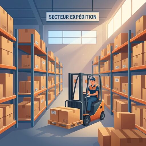 Warehouse shelving